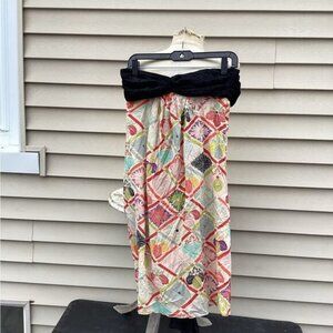 Blokecore gorpcore nostalgia earthy artisanal Trina Turk Floral Mini Dress Sz 6